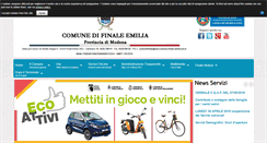 Desktop Screenshot of comune.finale-emilia.mo.it